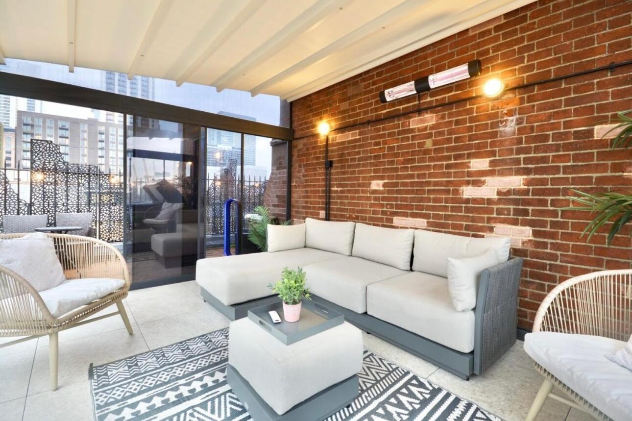 3 X Bedroom Riverside Flat With Hot Tub On Roof Terrace London Exterior foto